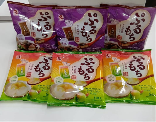 ぷるもちわらびもち風こんにゃくゼリー梅味