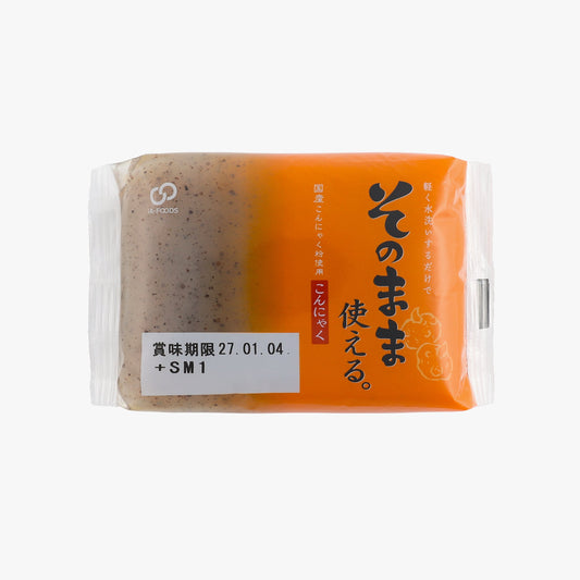 下仁田家　そのまま使えるこんにゃく（黒） 200ｇ